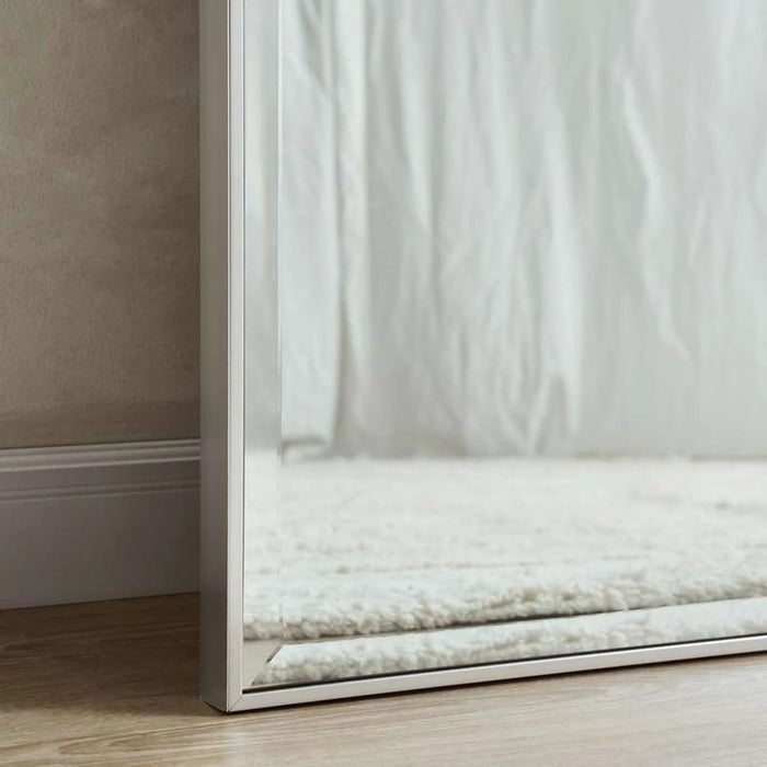 Mojo Bevelled Leaner Mirror 120X200Cm - Silver Pan Home