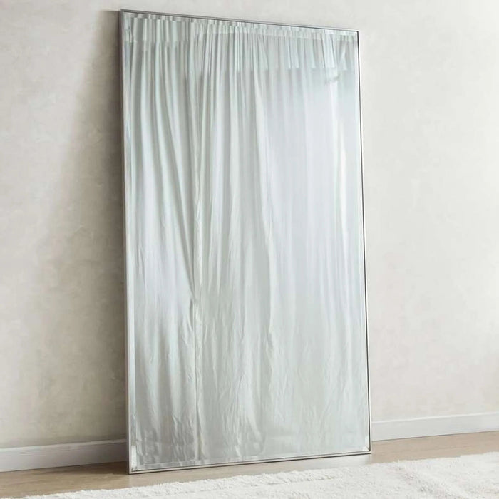Mojo Bevelled Leaner Mirror 120X200Cm - Silver Pan Home