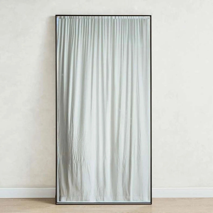 Mojo Bevelled Leaner Mirror 92X182Cm - Black Pan Home