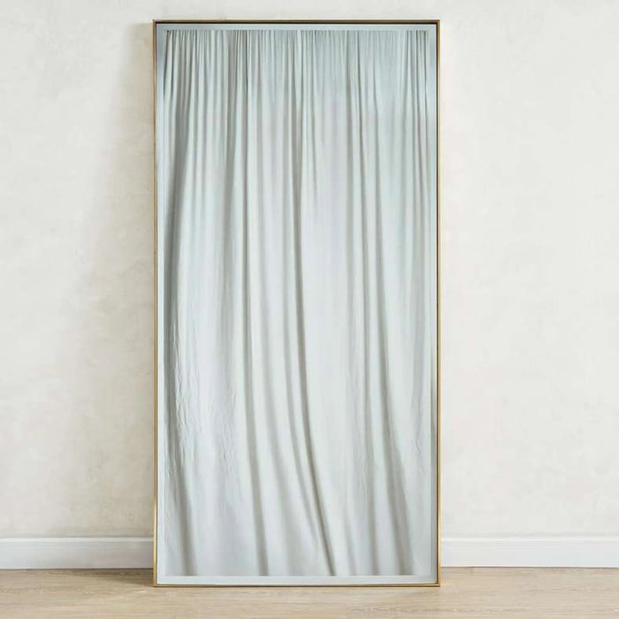 Mojo Bevelled Leaner Mirror 92X182Cm - Gold Pan Home