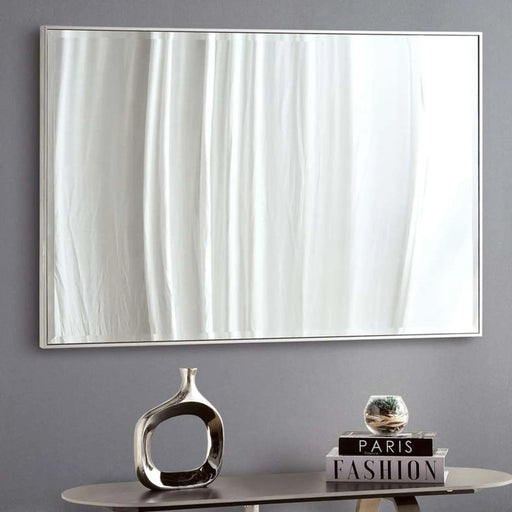 Mojo Bevelled Wall Mirror 82X122Cm - Silver Pan Home