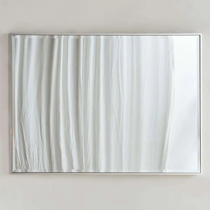 Mojo Bevelled Wall Mirror 82X122Cm - Silver Pan Home
