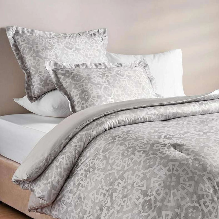 Monaco 3-Piece Tencel Printed Full Comforter Set 160X240Cm - Beige