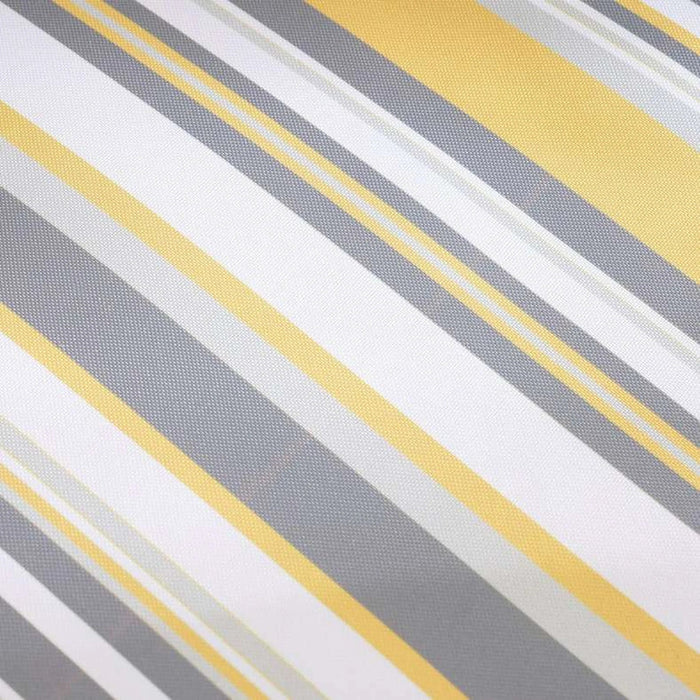 Mono Stripe Printed Water Repellant Outdoor Filled Chair Pad 40X40X5Cm - Grey Pan Home