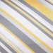 Mono Stripe Printed Water Repellant Outdoor Filled Chair Pad 40X40X5Cm - Grey Pan Home