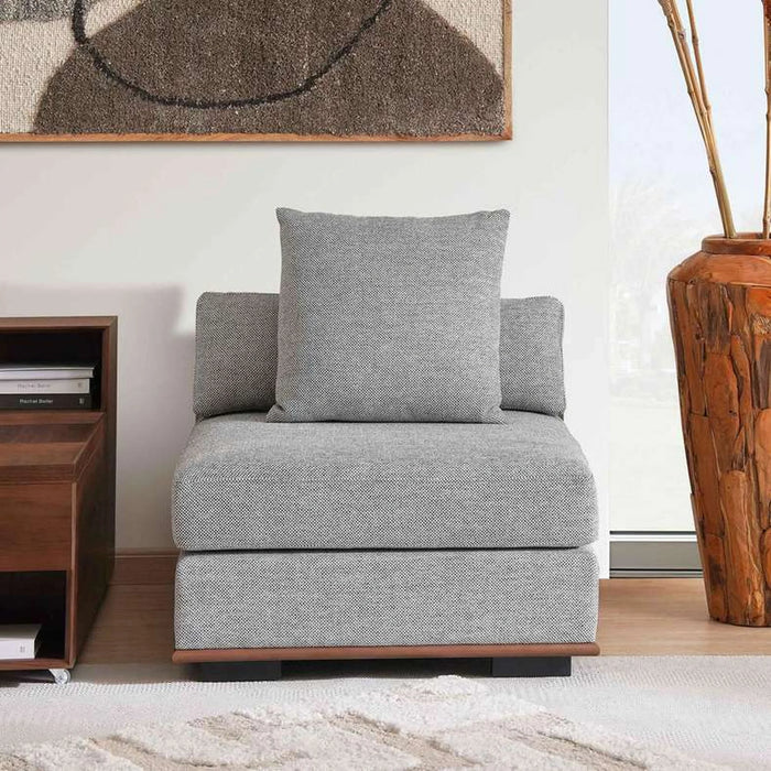 Monro Armeless Sofa - Dark Grey