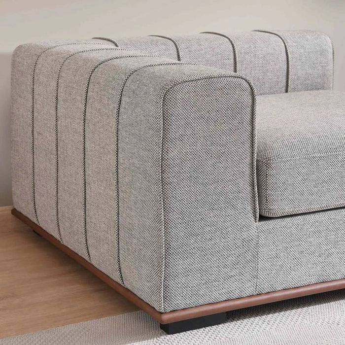 Monro One Seater With Left Arm - Dark Grey