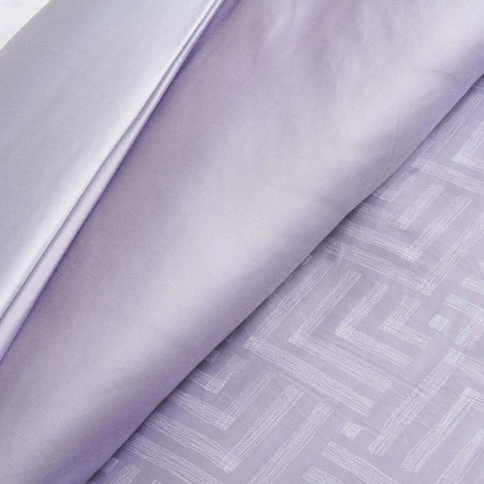 Monroe 3-Piece Tencel Printed King Comforter Set 240X260Cm - Grey