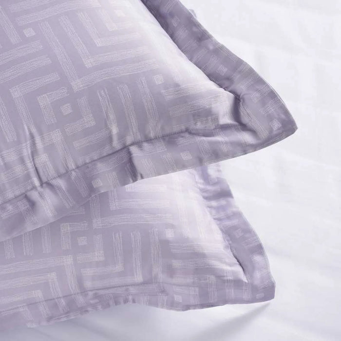Monroe 3-Piece Tencel Printed King Comforter Set 240X260Cm - Grey
