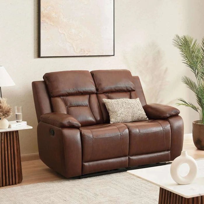 Mont 2 Seater Recliner - Brown