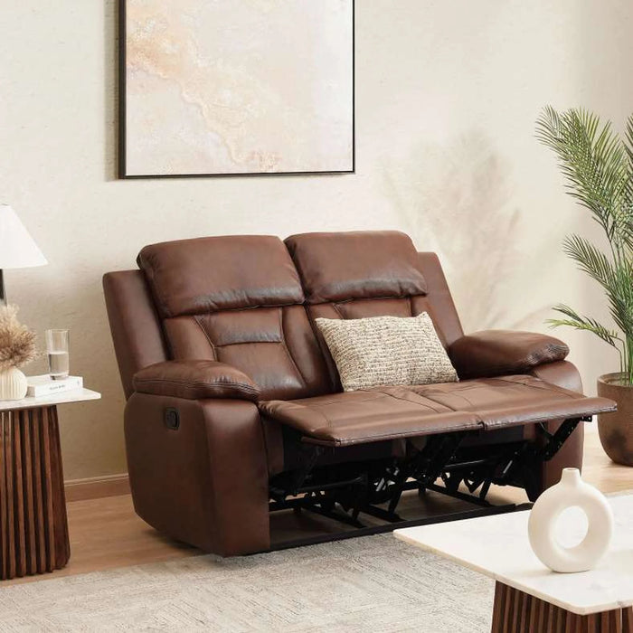Mont 2 Seater Recliner - Brown