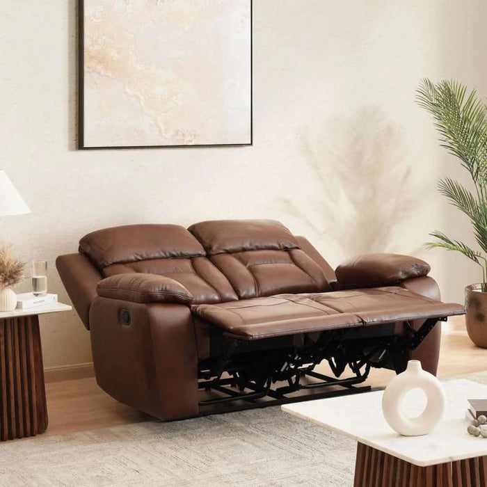 Mont 2 Seater Recliner - Brown