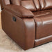Mont 3 Seater Recliner -Brown Pan Home