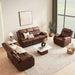 Mont 3 Seater Recliner -Brown Pan Home