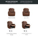 Mont Single Seater Recliner - Brown Pan Home