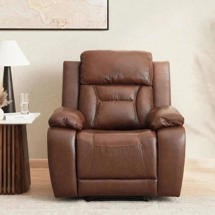 Mont Single Seater Recliner - Brown Pan Home