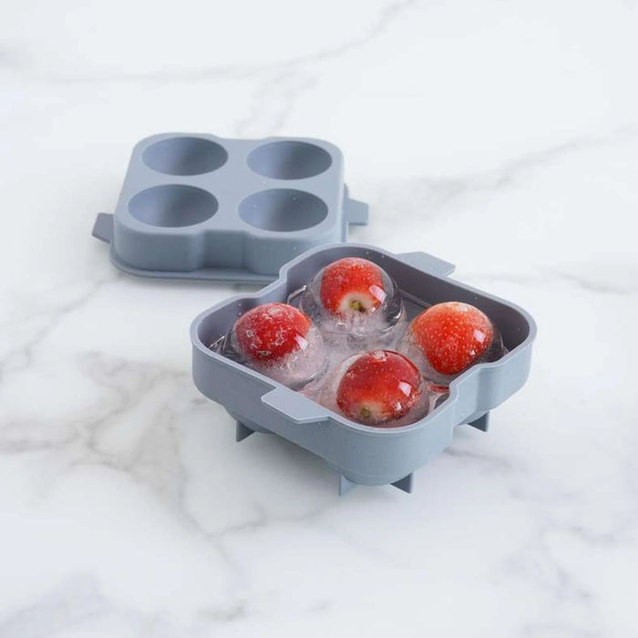 Montal 4 Compartment Ice Mold - Grey