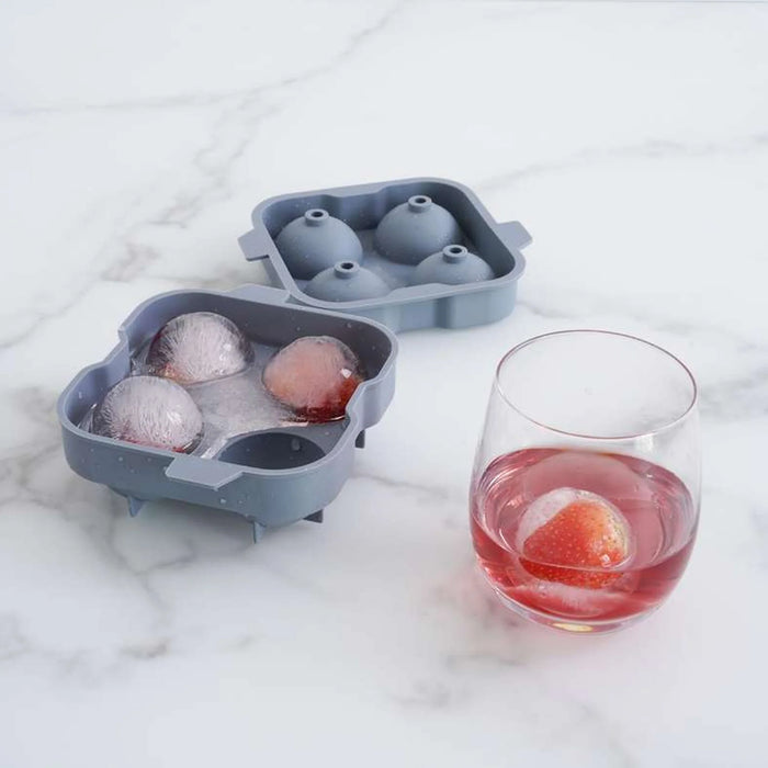 Montal 4 Compartment Ice Mold - Grey