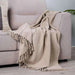 Montana Stripe Throw 130X170Cm-Natural Pan Home