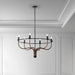 Montero 6-Lights E14 Chandelier 94X94X73Cm - Matt Black Aged Brass Pan Home