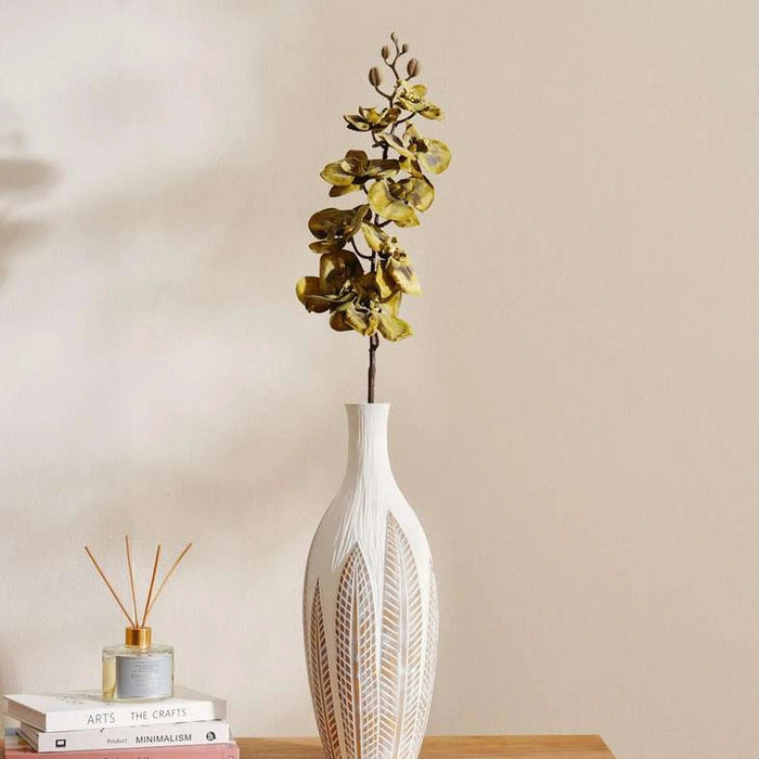 Moth Orchid Single Stem Flower H95Cm - Green Pan Home