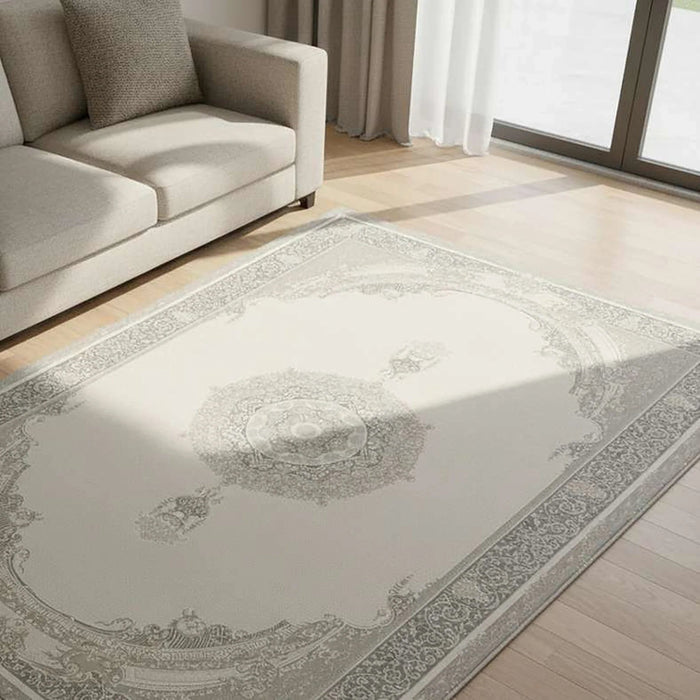 Movick Vintage Viscose Rug 300X400Cm - Grey Pan Home