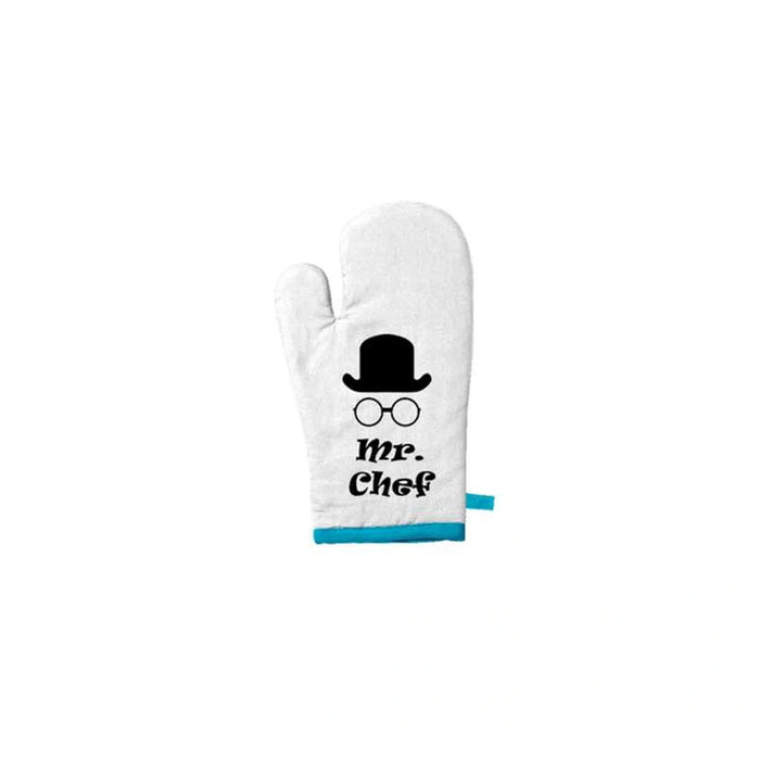 Mr. Chef Glove 12X22 Cm- Blue