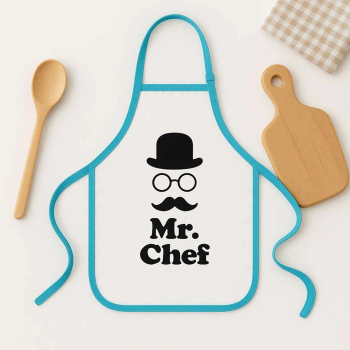 Mr. Chef Kids Apron 45X60 Cm- Blue