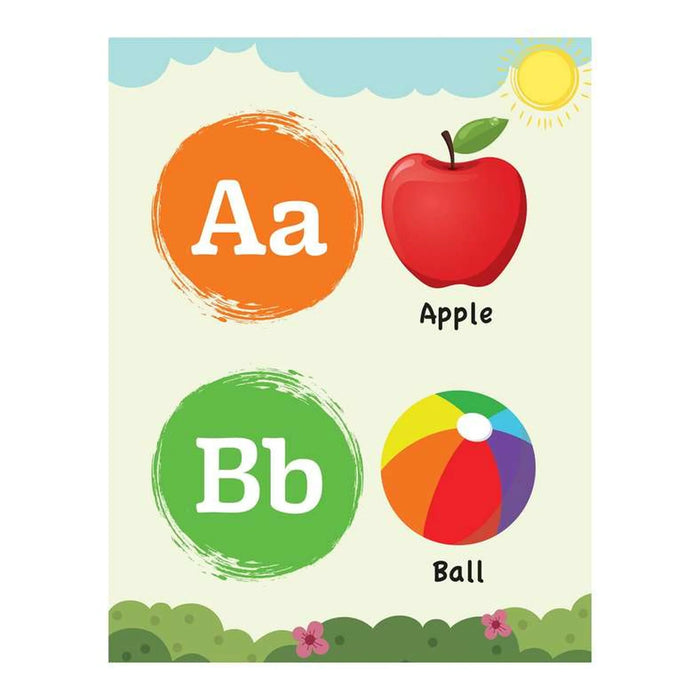 My First Book Of Alphabets 16 Page Laminated Book -Multi