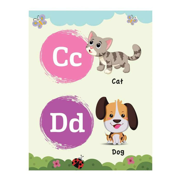 My First Book Of Alphabets 16 Page Laminated Book -Multi