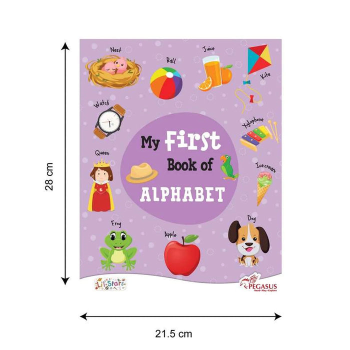 My First Book Of Alphabets 16 Page Laminated Book -Multi