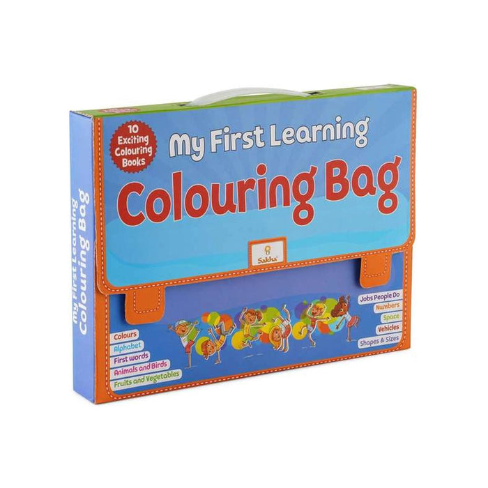 My First Learning Bag Of 10-Piece Coloring Book Pan Home