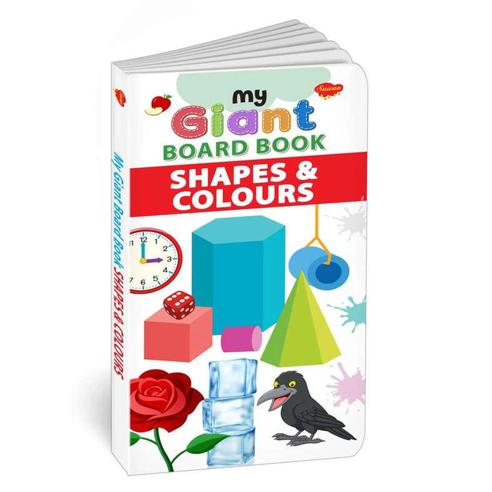 My Giant Board Book Shapes And Colours 24 Pages - Multi