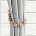 Myla Wooden Tieback 75Cm- Natural Pan Home