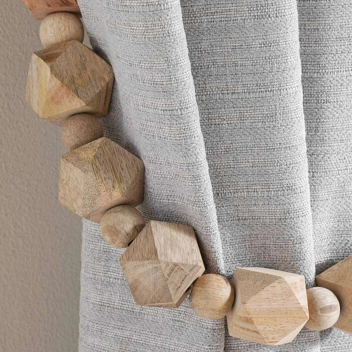Myla Wooden Tieback 75Cm- Natural Pan Home
