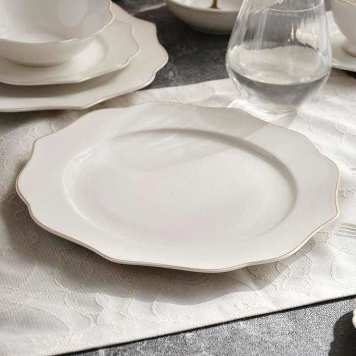 Nacala 32-Piece New Bone China Dinner Set -White