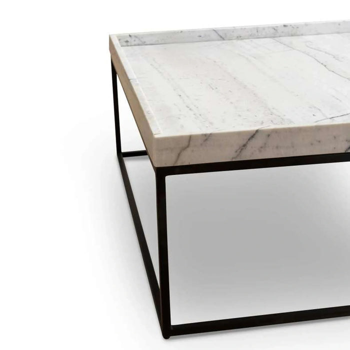 Nagoya Coffee Table Marble - White Black