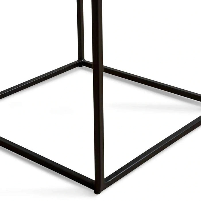 Nagoya End Table Marble - White Black