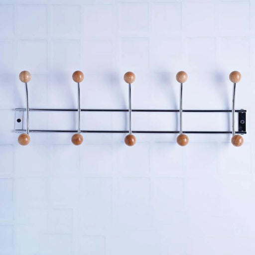 Napels Wall Hook 48X6X15.5Cm -Chrome Pan Home