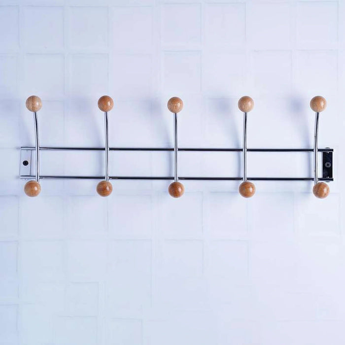 Napels Wall Hook 48X6X15.5Cm -Chrome Pan Home
