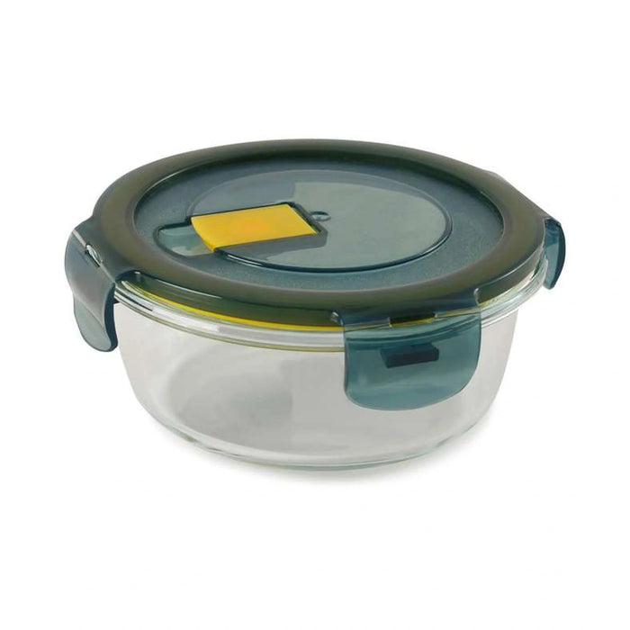Nardo Borosilicate Glass Round Food Container 350Ml -Clear