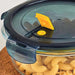 Nardo Borosilicate Glass Round Food Container 900Ml -Clear Pan Home