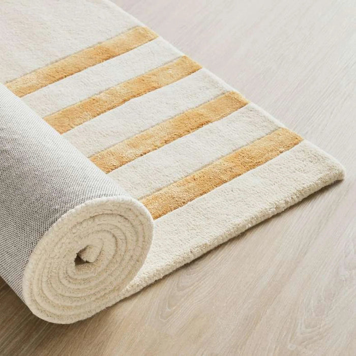 Nashville Hand Tufted Wool Viscose Rug 200X300Cm - Cream Pan Home