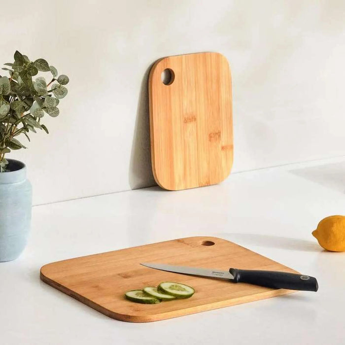 Natura 2-Piece Bamboo Cutting Board Set - Natural