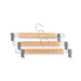 Natura 3-Piece Trouser Hanger Set - Natural Pan Home