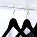 Natura 3-Piece Wooden Hanger 44.5Cm - Matte Black Pan Home
