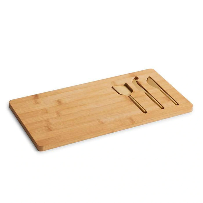 Natura 4-Piece Bamboo Cheese Serving Board 40X20X1.5Cm - Natural