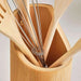 Natura 5-Piece Bamboo Kitchen Utensils Set With Holder - Natural Pan Home