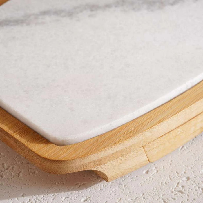 Natura 6-Piece Cheese Serving Set 32X19X5Cm -Natural & White