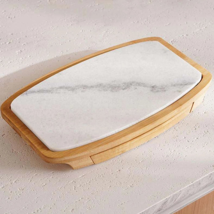 Natura 6-Piece Cheese Serving Set 32X19X5Cm -Natural & White